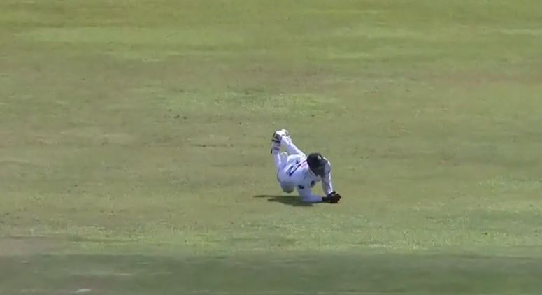 TAKE A BOW! Mathews's screamer ended Shanto's charge