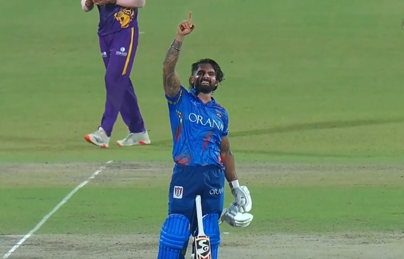 Sarthak Ranjan's 100 off 58 | Match 40