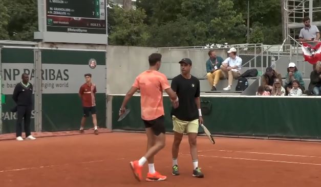 poster url for Cabral/Miedler vs Granollers/Zeballos | Men's doubles, round 1 | Roland Garros 2025