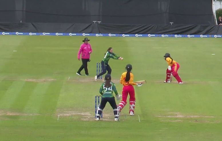 Debut Magic! Lara McBride bagged her maiden WT20I wicket 