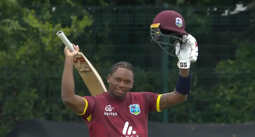 Keacy Carty's 102 off 109 | 2nd ODI