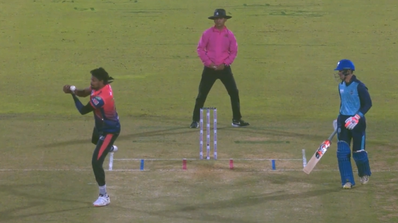 Caught & Bowled Magic! Binura Fernando pulls off the unthinkable