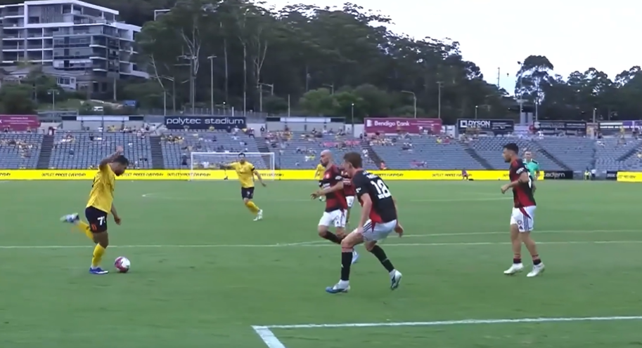 CRIKEY! Ali Auglah unleashes a stunner