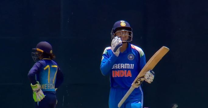 CLASS ACT! Smriti brought up her 11th ODI hundred with a cracker