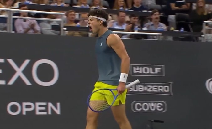 Adrian Mannarino vs Ben Shelton | Day 4 | Center Court