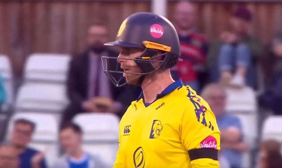 446! Graham Clark set the ground ablaze with the bat