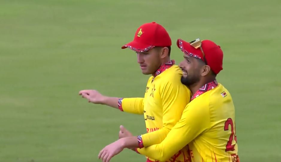 Chaos Averted! Stunning catch amid near collision