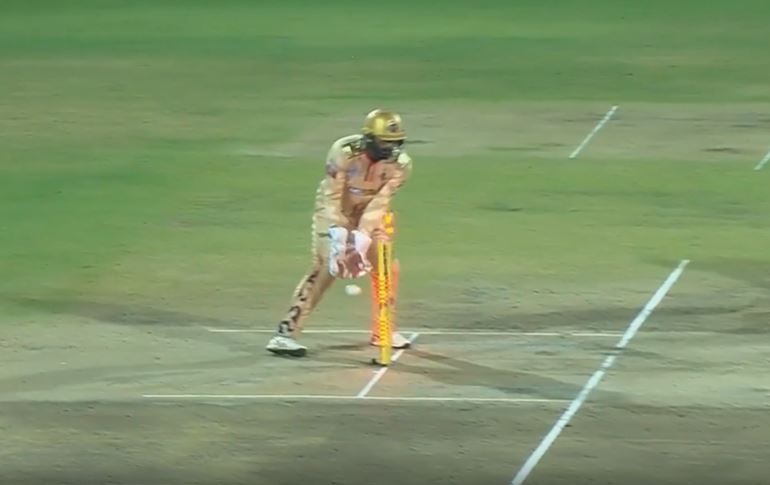 No Mercy! RS Mokit Hariharan struck with a lightning direct hit