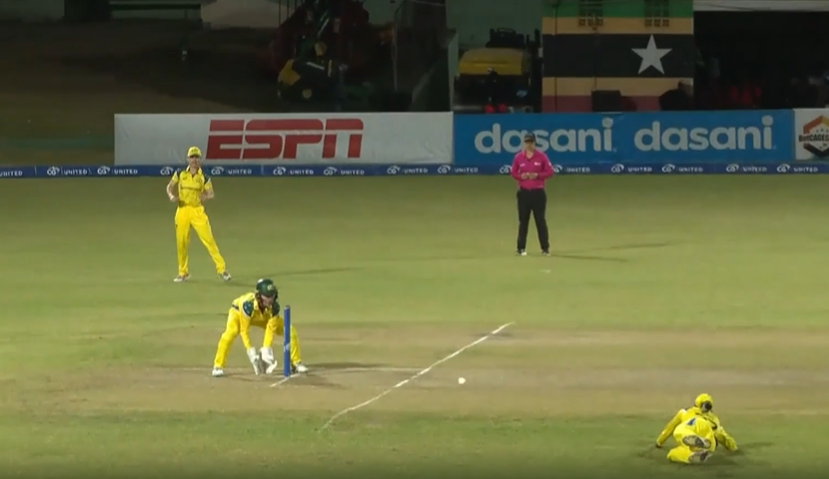 LASER THROW! Alana King's diving direct-hit stuns Campbelle