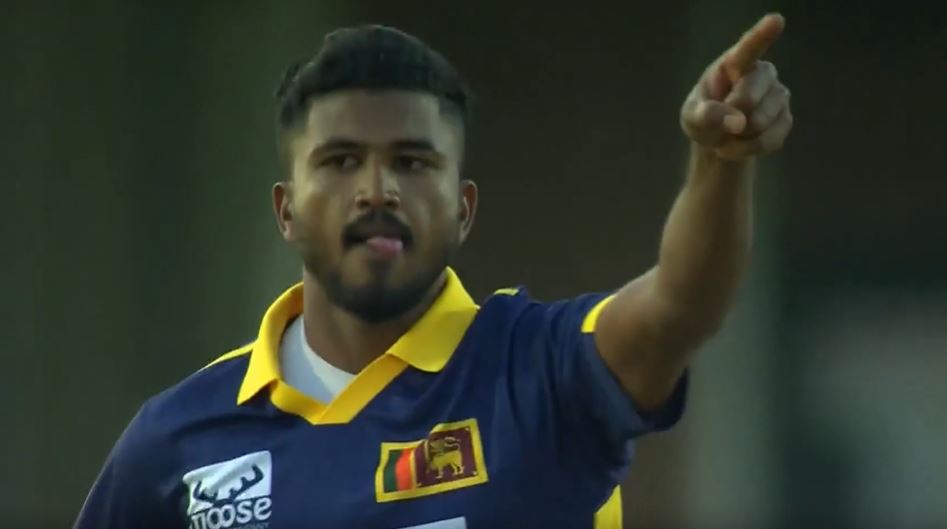 HAT-TRICK! Madushanka rattled Zimbabwe's batting