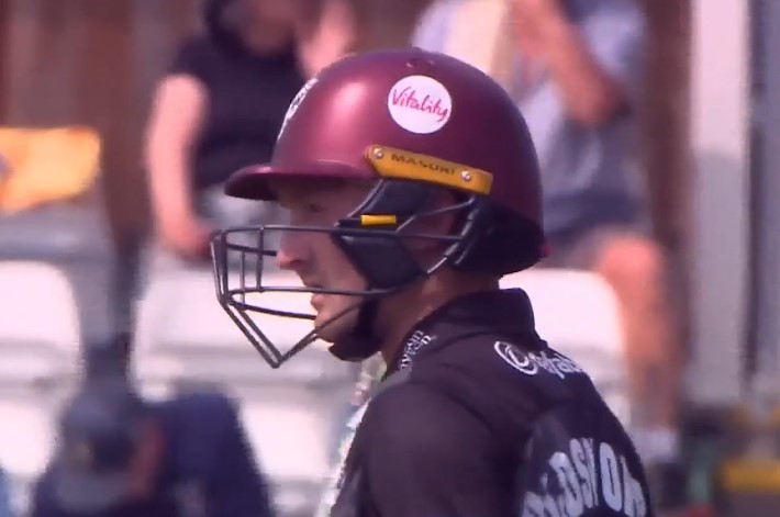 Durham vs Somerset: Lewis Goldsworthy's 93 off 134