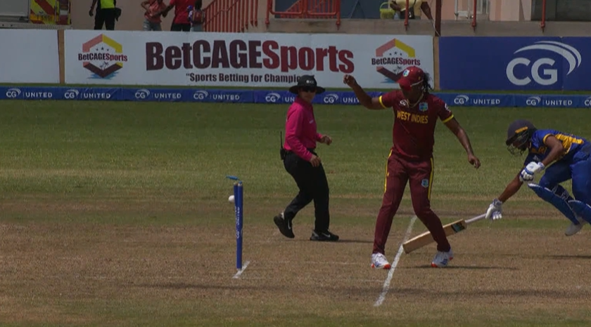 BULLS EYE! Afy Fletcher's throw stuns Kaushini Nuthyangana