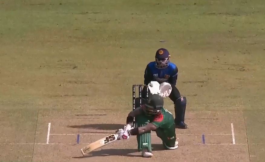 ECSTATIC! Parvez Hossain Emon scored his debut ODI half-ton