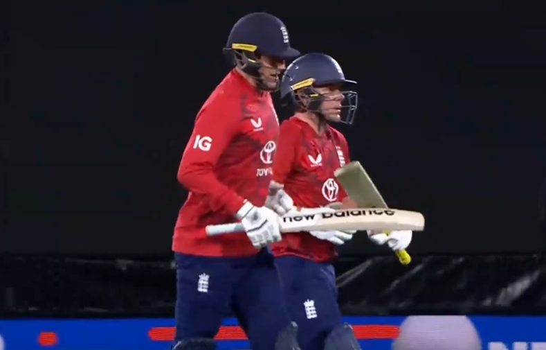 England reach 153/6 before rain plays spoilsport | 1st T20I