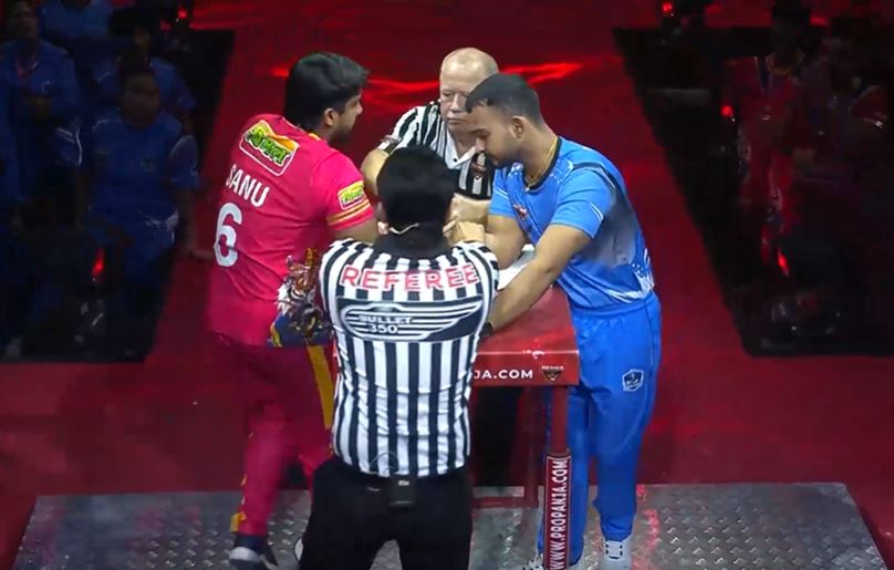 Mumbai Muscle vs Sher-E-Ludhiana | Akash Mukhi vs Sanu Joy (70 Kg) | English Highlights