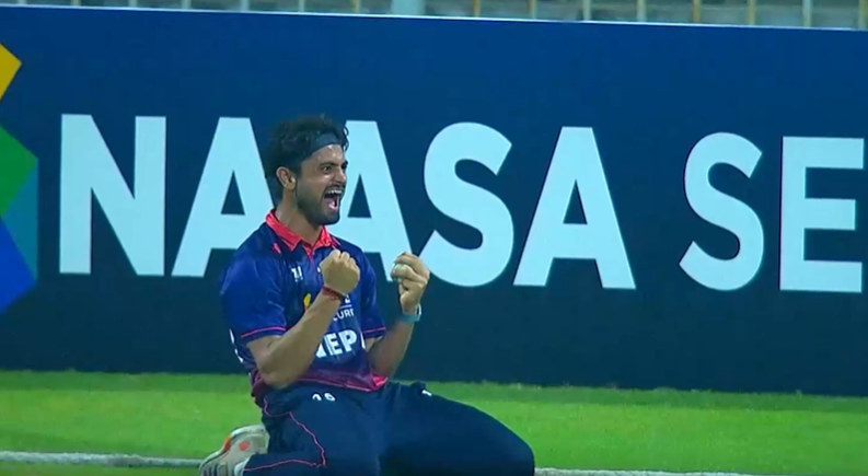 ECSTATIC! Gulshan Jha lit up Sharjah with a stunner