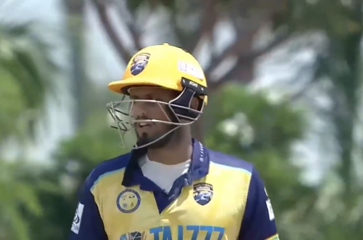Mahe Megalo Strikers vs Karaikal Kniights : Fabid Ahmed's 55 off 39