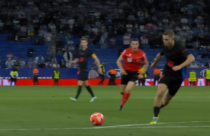 BELTER! Fermin Lopez’s one-touch rocket ripped the net