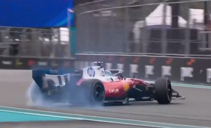 UNLUCKY! Charles Leclerc spins away P3 on final lap
