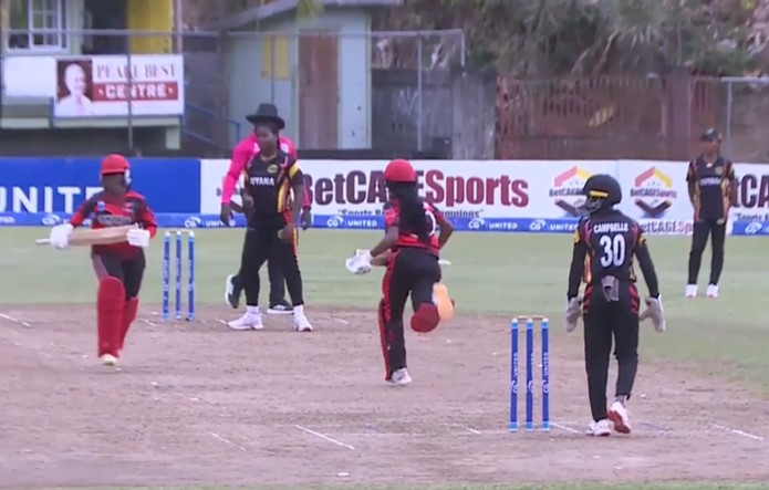 Trinidad and Tobago Women beat Guyana Women by 9  | Match 6