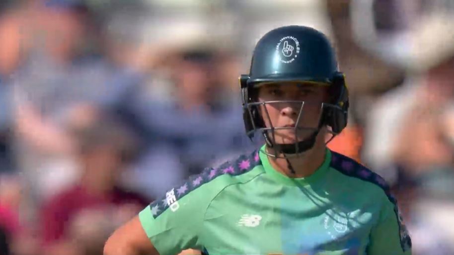 Fifty Up! Capsey announced herself with a brilliant boundary