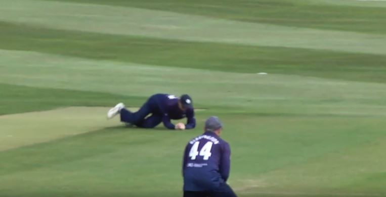 Valiant Leap! Finlay McCreath pulled off a screamer