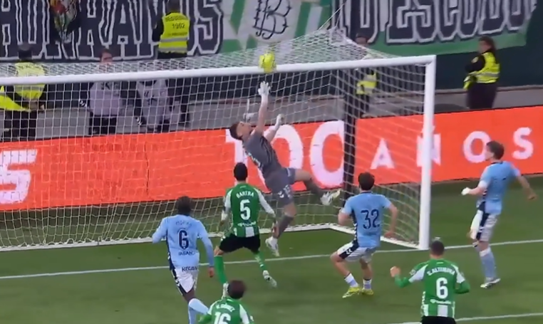 Superhuman Reflex! Ionut Radu's swashbuckling save