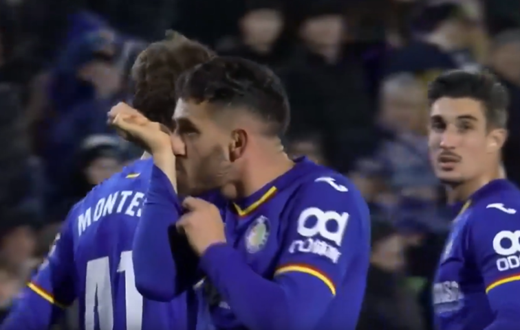 ON THE VOLLEY! Juanmi gets Getafe back in the game