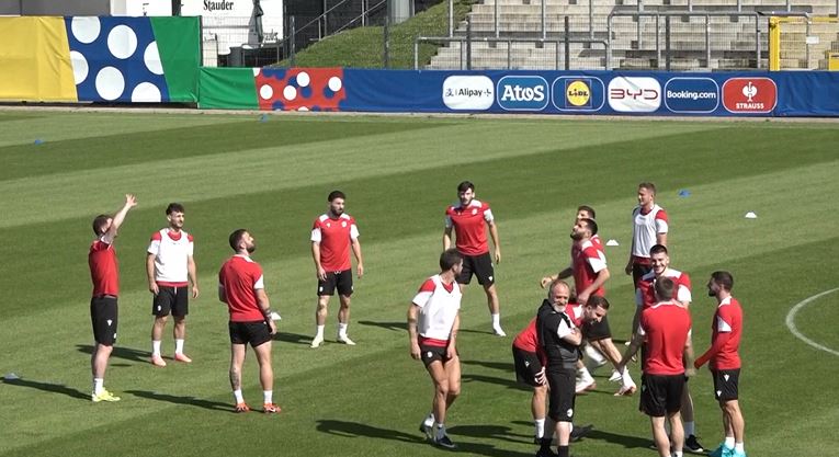 Georgia continue preparations ahead of Spain test