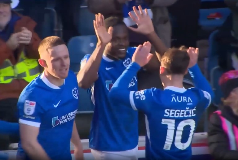 Portsmouth F.C. 3-0 West Bromwich Albion F.C. | Round 30
