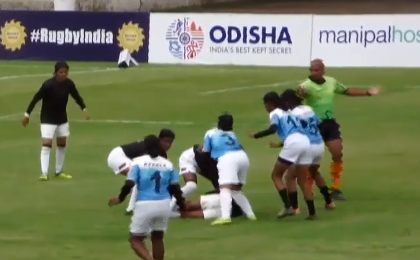 M27: Kerala 19 - 5 Karnataka | Girls Junior National Rugby 7s 2024