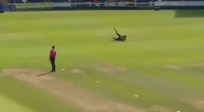 Marchant De Lange's stunning catch left Cardiff in awe