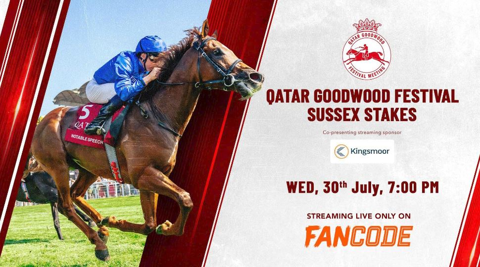 Qatar Goodwood Festival: Sussex Stakes | Live on FanCode!