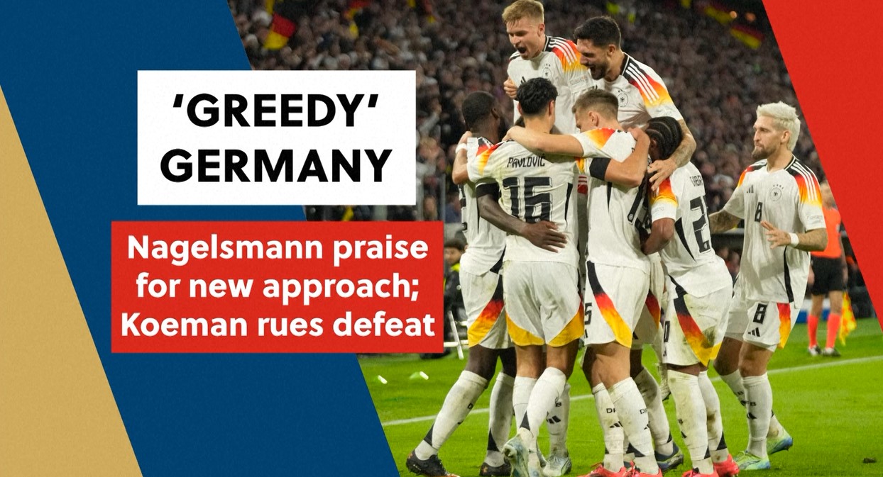 Nagelsmann and Koeman react to Germany's 1-0 UEFA Nations win