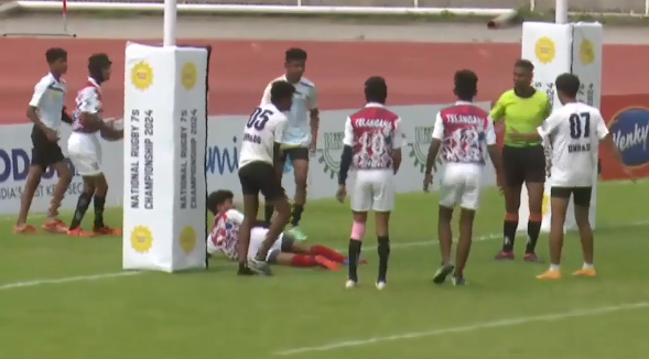 M36: Daman & Diu 0-20 Telangana | Boys Junior National Rugby 7s 2024