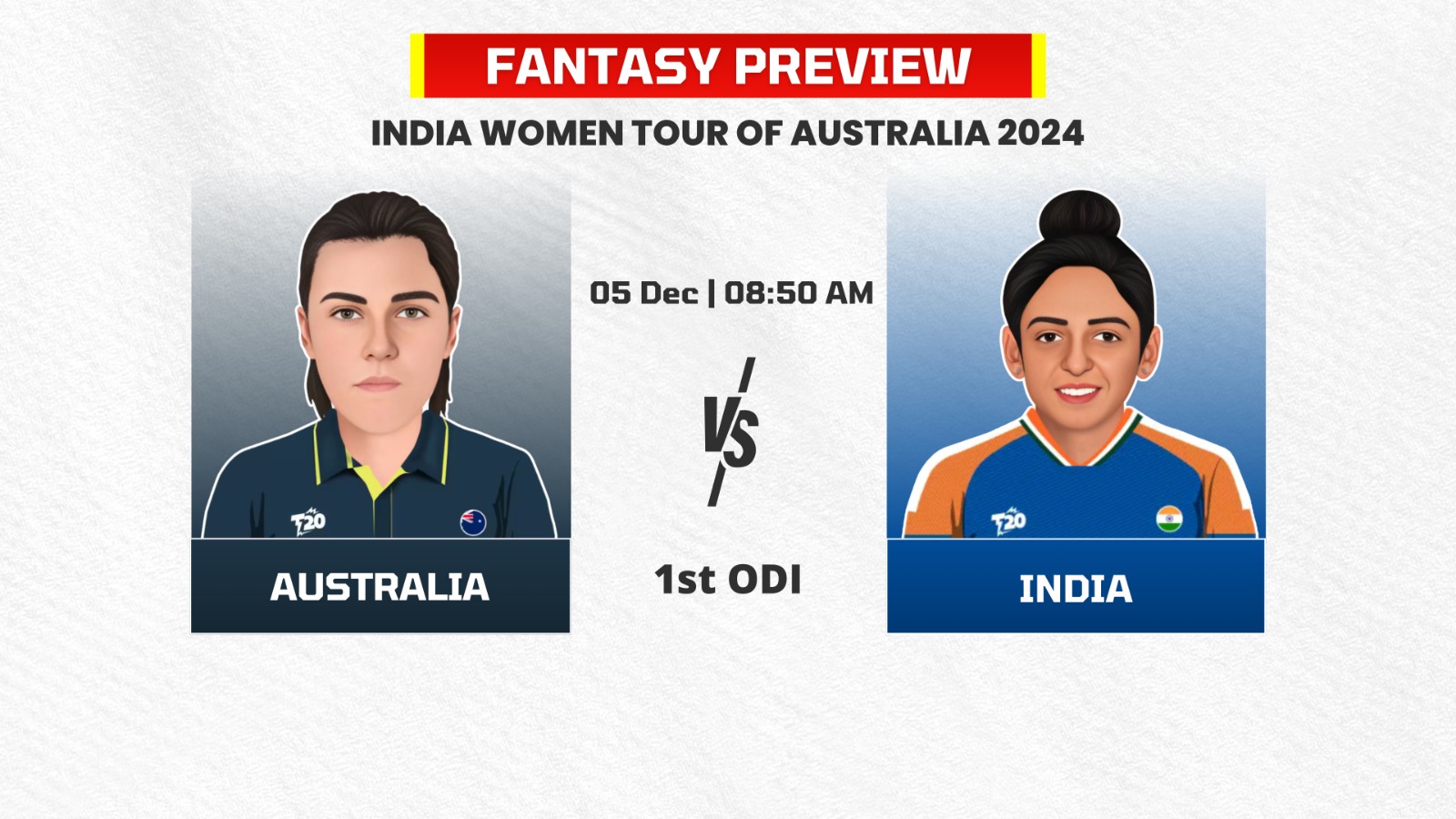 1st ODI: Australia Women vs India Women | Fantasy Preview
