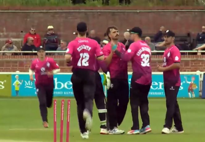 Somerset beat Hampshire by 63 runs
