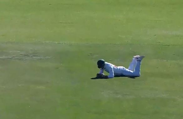 WOAH! Nick Welch's dazzling grab left Will Young dazed