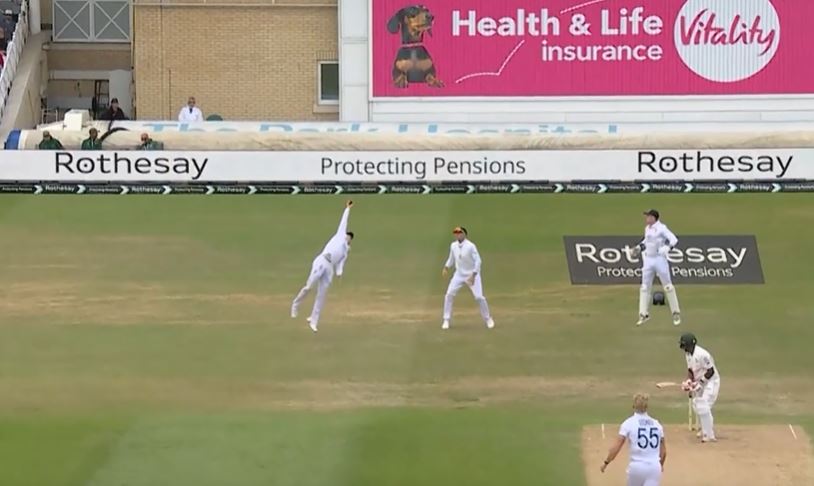 UNREAL! Harry Brook defied physics with a one-handed screamer