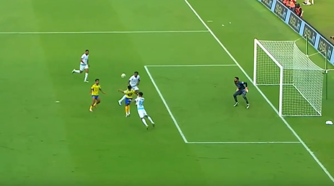 SKY-HIGH HEADER! Sudeesh Nihal defies gravity