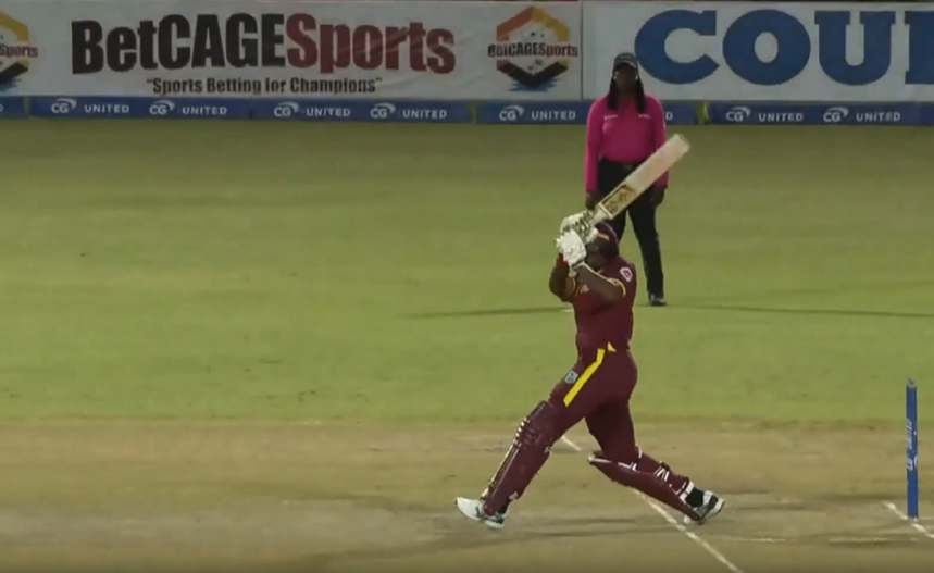 Massive Six! Chinelle Henry launches it out of the park