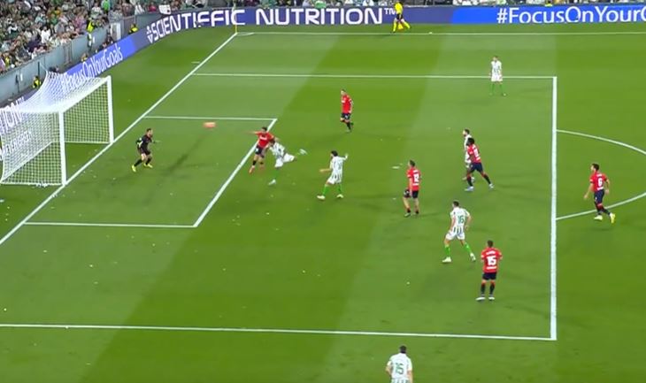 HEAD SHOT! Cucho Hernández's header ripped through Osasuna