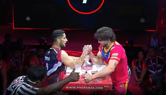 Sher-e-Ludhiana vs Rohtak-Rowdies | Harkomal-Gill vs Harsh-Sharma (80 Kg) | Hindi Highlights