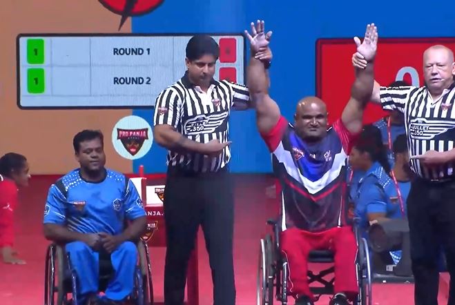 Rohtak Rowdies vs Mumbai Muscels | Srinivas BV vs Rajendra Mahor (SPA CAT) | Hindi Highlights