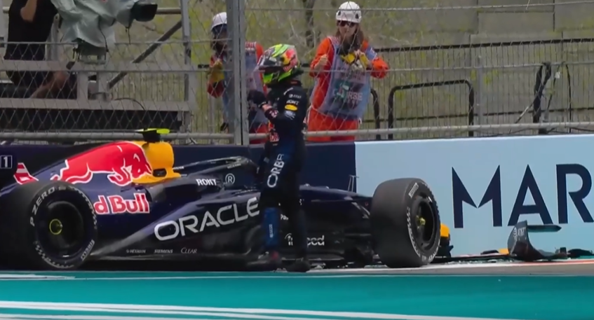 Costly Mistake! Isack Hadjar crashes out in Miami
