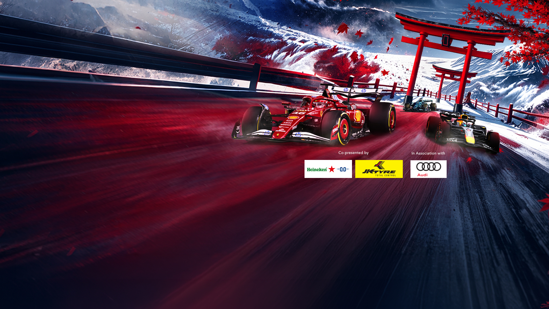 F1 aramco japanese grand prix 2026 formula 1 banner