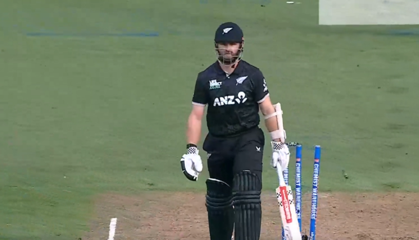UNLUCKY! Inside-edge sent Williamson packing