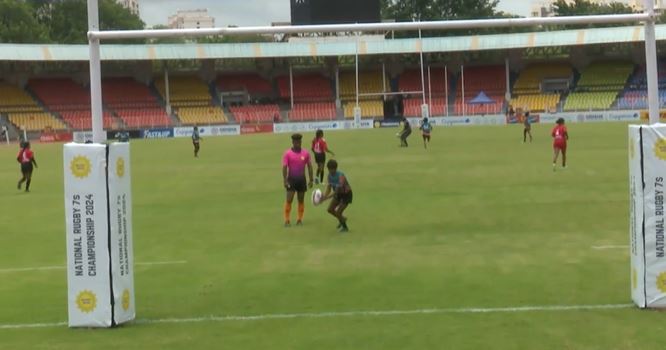 M19: Jharkhand 0 - 40 Odisha | Girls Junior National Rugby 7s 2024