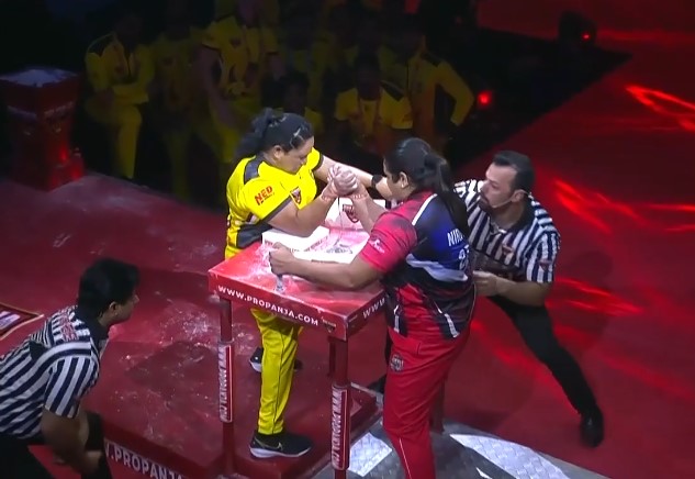 Kiraak Hyderabad vs Rohtak Rowdies | Jincy Jose vs Nirmal Devi (65+Kg) | Hindi Highlights