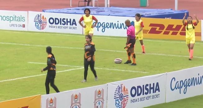 M44: Jammu and Kashmir 12-5 Manipur | Girls Junior National Rugby 7s 2024